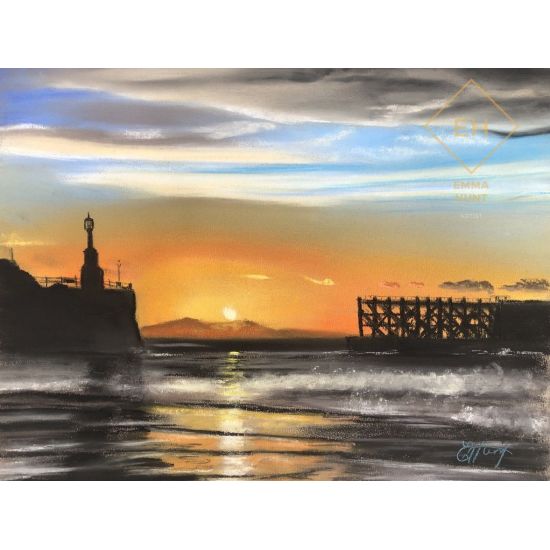 Golden Maryport Sunset, Whitehaven, Limited Edition