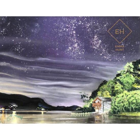 Duke of Portland Boathouse, Ullswater Starry Night SOLD