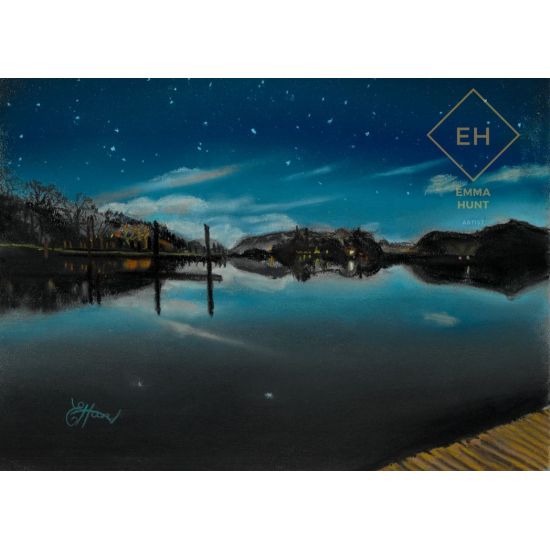 Derwentwater Blue Night, Lake District UK